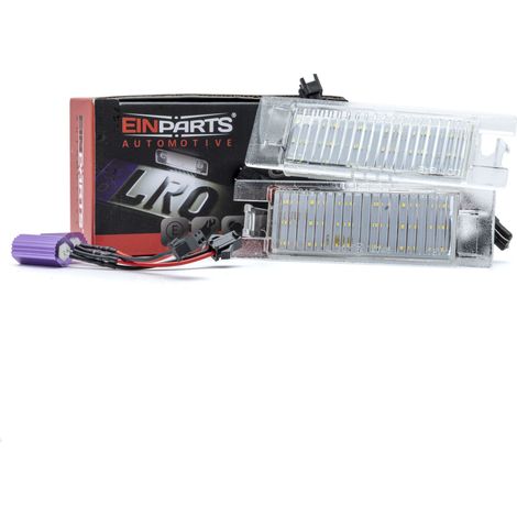 Luci targa a LED 6000K bianco freddo 12V Canbus per Fiat Multipla Croma Punto Doblo 500L Bravo
