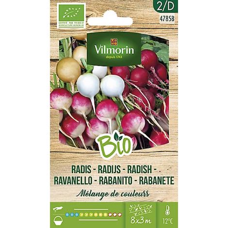 Vilmorin Garden Bio -Samen von Rabanito Mix ca. 8 gr