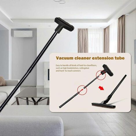 NALOOKAMIC 12 accessoires universels pour aspirateur de 3,2 cm (1-1/4 pouce) : brosse, rallonge, tube, embout et suceur plat. (1/4)