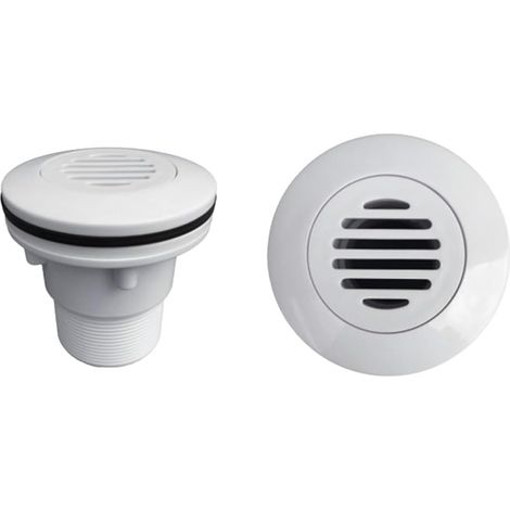 Couvercle de piscine en ABS avec ventouse pour système d'aspirateur, accessoire de protection de canalisation, blanc (1/5)