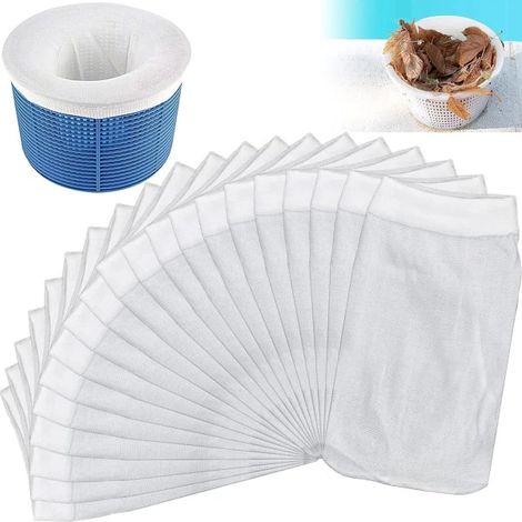 20 chaussettes filtrantes pour skimmer de piscine (1/5)