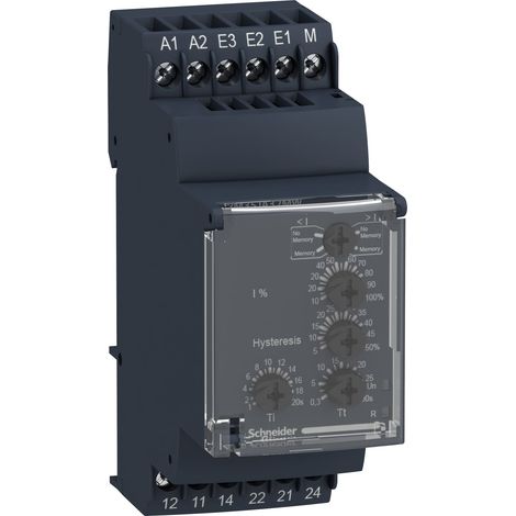 Relè controllo corrente RM35-J - intervallo: 0,15..1,5 A - RM35JA32MW