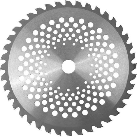 Lntyq Lame de Scie à Bois Circulaire 10 Pouces 40 Dents avec Pointe de Carbure Disques de Roue pour jardin herbe Strimmer Trimmer Weed coupe outil de puissance 25.4mm alésage diamètre (1/5)