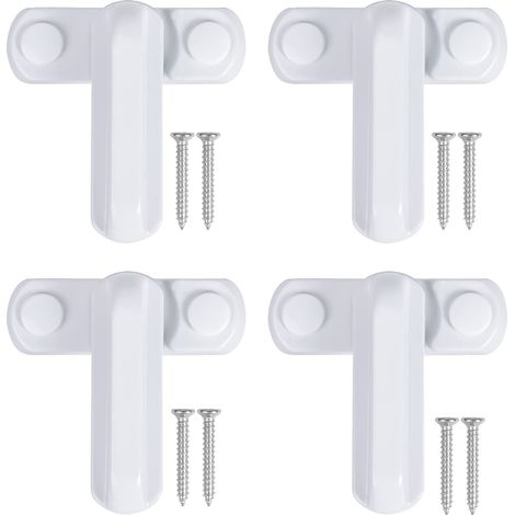Accessoires de verrouillage pour fenêtres, boucle, verrou antivol, verrou en T en acier et plastique, fenêtre à battant, verrou de sécurité pour portes et fenêtres en alliage d'aluminium (1/5)