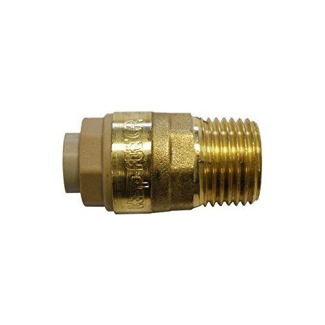 Boutte 3153494 PRTM1615 TE laiton male 15 x 21 pour tube polyethylene reticule 16 (1/2)