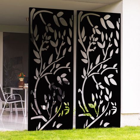 Panel decorativo universal 150 x 50 CM LIS negro mate