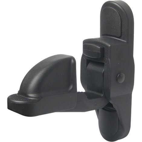 Afbat – Arrêt de volet composite auto réglable 6 à 36 mm – Finition noire – Amortisseur inoxydable pour éviter les vibrations