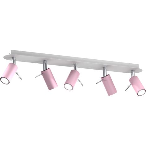 Plafonnier spots Preston 5xGU10 rose/chrome Milagro (1/5)