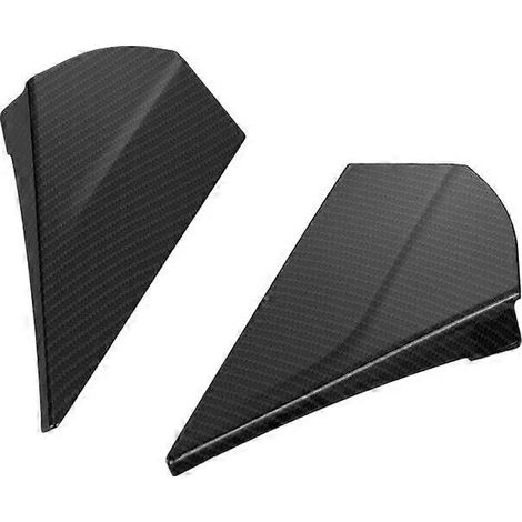 Aileron arrière en fibre de carbone couleur imitation bois, cache triple angle pour Toyota C-HR CHR 2016-2018 (1/5)