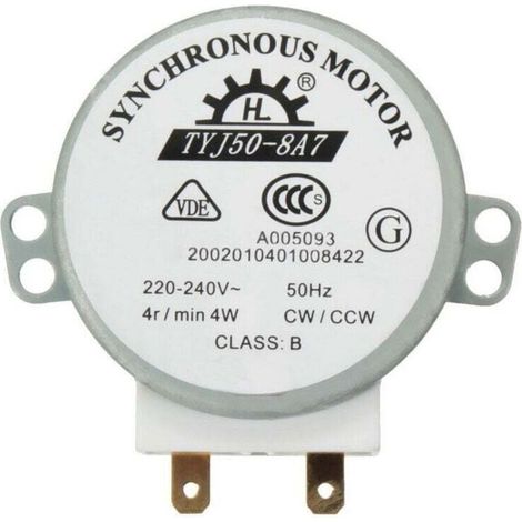 Motore TYJ50-8A7 220-240 V CA 4 giri/min CW/CCW 50 Hz per piatto girevole del forno a microonde - RAPANDA (1/4)