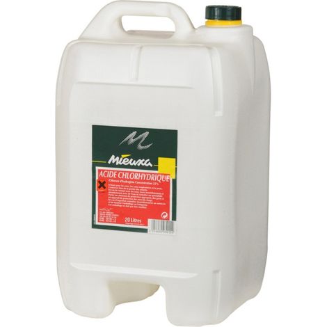 Acido Cloridrico 23% - Ph Meno - 20 Litri - Mieuxa