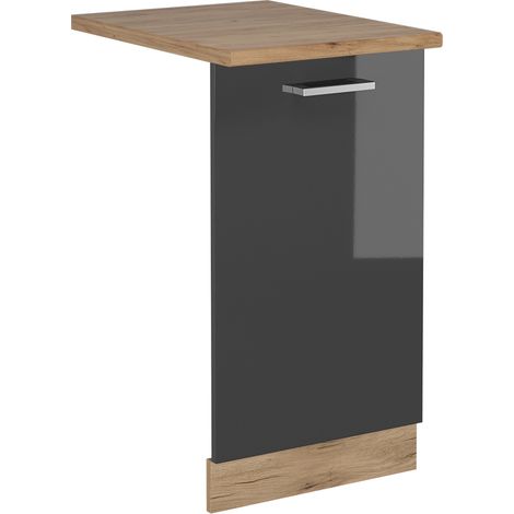 Coperchio per lavastoviglie R-Line, Antracite lucido, 45 cm , PL Rovere, Vicco