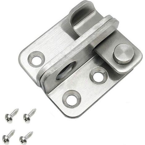 Türriegel Edelstahl 45mm mit 270° Drehfunktion für Schiebetüren & Schränke