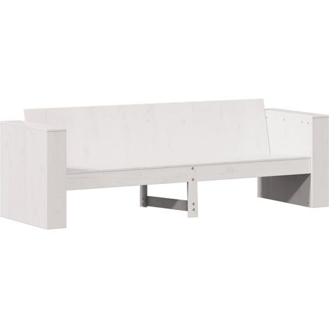 Maison Exclusive - Divano Giardino 3 Posti Bianco 189x60x62 cm Legno Massello Pino