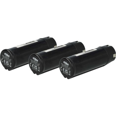 vhbw 3x batteria sostituisce Ryobi AP4001 per utensile elettrico (2000 mAh, Li-Ion, 4 V)