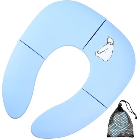 Réducteur de Toilette pour Bébé, Siège de Toilette Pliable pour Enfants, Réducteur WC Portatif pour Enfant/Bébé, Siège de Toilette de Voyage pour Enfants (1/5)