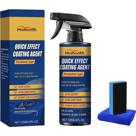 Spray protecteur pour peinture automobile, protection UV, prévient la décoloration et le vieillissement de la peinture. Nettoyage auto du week-end. (1/4)