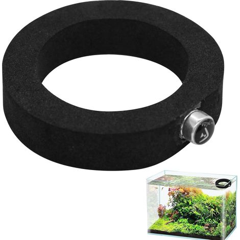 Anneau magnétique d'alimentation pour Aquarium, Anneaux flottants, Ajustement Automatique du Niveau d'eau, Alimentation précise pour Une Eau Propre idéale pour Les Tortues, Les bettas, Les Poissons (1/5)