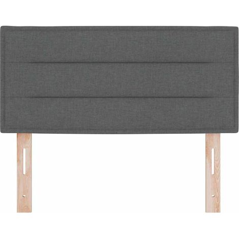 Maison Exclusive - Testiera LED con strisce LED Grigio scuro 80 cm Tessuto
