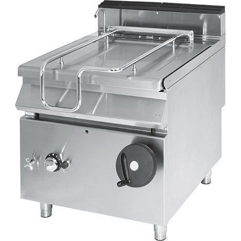 Sauteuse Basculante Gaz, Capacité 80 Litres, avec Cuve en Inox - Virtus