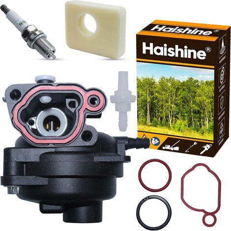 Haishine Carburateur Kit pour 300E 450E 500E 550EX 500 125cc 140cc 799583 Tondeuse avec Bougie d'Allumage/Filtre à Air en Coton (1/5)