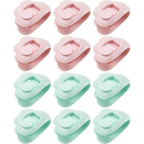 12 Pcs Clips de Housse de Couette Clips de Fixation pour Housse de Couette - Clip Drap de Lit Antidérapants Pince Couette - pour Couette,Rideau,Couette - Empêche Le déplacement de la Couette (1/4)