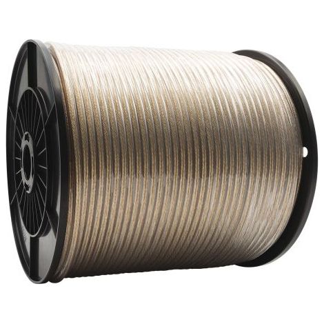 FILO STENDIBIANCHERIA TRASPARENTE OTTONATO 5MMX100M 100 MT