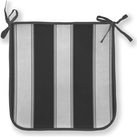 CUSCINO PANAREA CM.39X39X2 RIGATO ANTRACITE- 4,0 pz