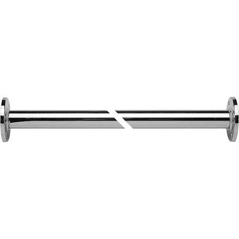ASW série 1000 tringle à rideau de douche 103499 900 mm, d= 25mm, design droit, laiton chromé