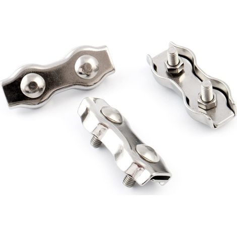 Abrazadera de cable chaubeyre flat cable clamp acero galvanizado 38 mm