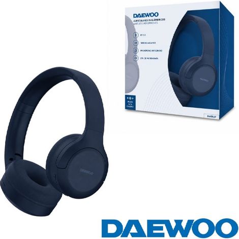 Auricular daewoo diadema bluetooth azul