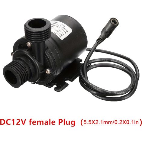 Mini-pompe à eau silencieuse – 211,34 GPH, adaptée aux aquariums et bassins, pompe submersible DC 12 V (1/5)