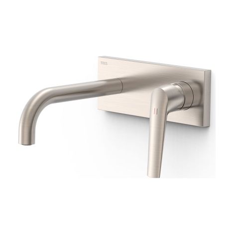 Façade mitigeur lavabo Acier - TRES 28130023AC (1/2)