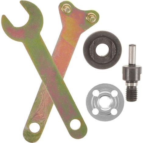 Adaptateur perceuse-meuleuse d'angle avec arbre de 6 mm, kit conversion pour fer, idéal les (1/5)