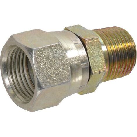Uni贸n simple macho 7/8-1/2 JIC/NPT ALFAGOMMA FMUN1408