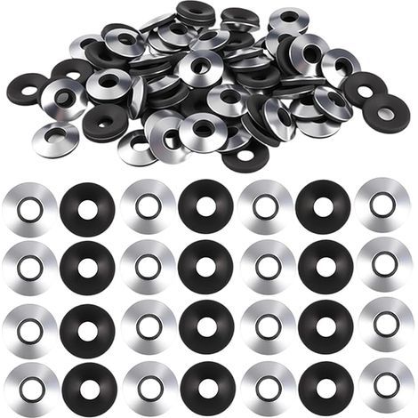 Lot de 200 rondelles d'étanchéité EPDM, M6,3 x 16 mm, rondelles en caoutchouc synthétique, galvanisation de surface, résistantes à la chaleur et au vieillissement, pour vis Spengler (1/5)