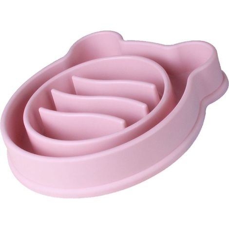 Filiyano-Gamelle anti-glouton pour grands chiens, compatible avec les gamelles pour chiens moyens, rose KLB (1/5)