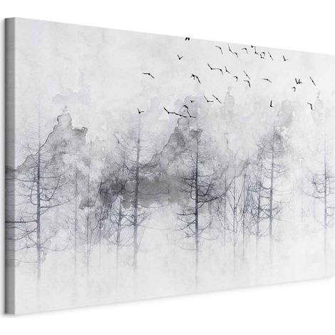Gemälde – Winterwald (1-teilig) breit (1/5)