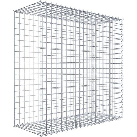 Gabiondeco - Gabion - Element de prolongation en longueur 100 cm x 100 cm x 40 cm (L x H x P). maille 5 x 5 cm. Spirale. Avert.: il manque une grille - Made in Germany (1/5)