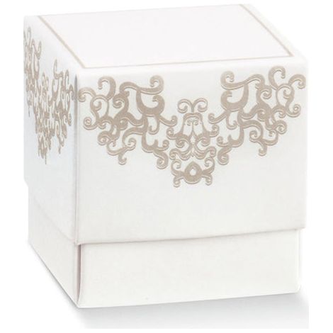 Scotton Scatola Fleur Chantilly 50 x 50 X 50 Mm Bianco 10 Pz