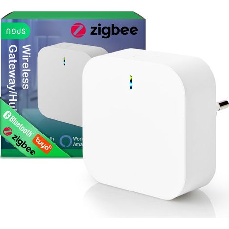 Passerelle ZigBee Prise E1, jusqu'à 128 appareils, ZigBee 3.0 Prises, Interrupteur, Relais, Volet Roulant, Ampoule et Rubans LED. Wi-FI 2,4 GHz (1/5)