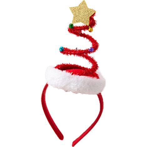 Gorro Navideño - Diadema de Elfo - Accesorio para el Cabello - Para Niños y Adultos - 1 Unidad (1/5)