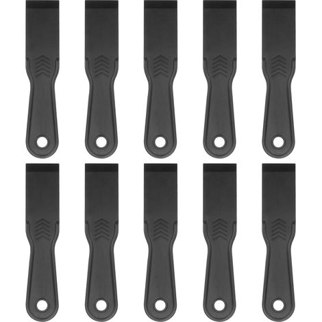Ensemble de 10 spatules sourcing map, en plastique souple 6 mm d'épaisseur et 3,8 cm large, pour