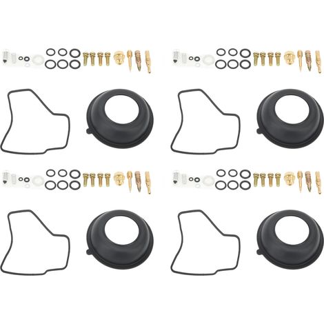Kit de réparation carburateur 4 pièces pour moto VF500C V30 Magna 1984-1985, jeu de reconstruction carbu, pièces de remplacement (1/5)