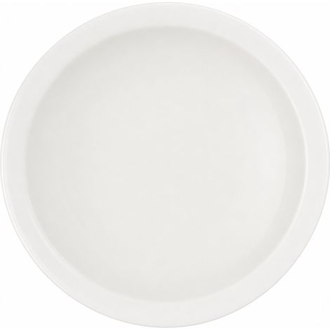 Assiette plate en céramique effet pierre, diamètre 21 cm