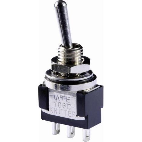 Knitter-Switch MTE 106G MTE 106G Kippschalter 250 V/AC 3 A 1 x (Ein)/Aus/(Ein) IP67 tastend/0/tasten