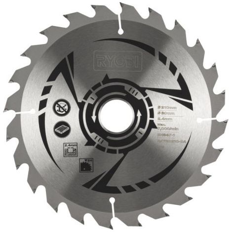 Lama da banco RYOBI - 210 mm - 24 denti - RATSB210-24
