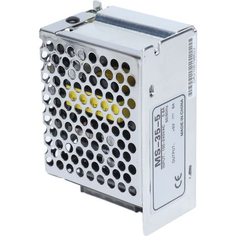 35-W-LED-Netzteil, 100–240 V AC, MS-35-5 Schaltnetzteil aus Aluminiumlegierung, wasserdichter Transformator für LED-Streifen (1/5)