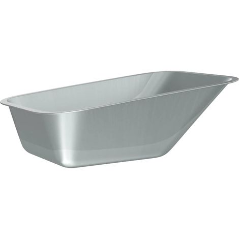 Remplacement du plateau de brouette Argenté 88 x 60 x 32 cm