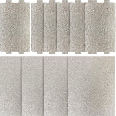 10 Plaques de mica, 6.5x11.7cm, 15x12cm, Guide d'ondes, Protection thermique, Pour four à micro-ondes (1/5)